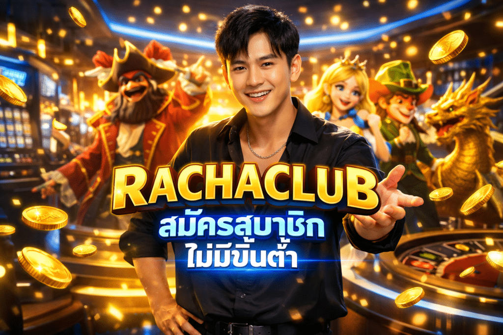 RACHACLUB สมัครสมาชิก ไม่มีขั้นต่ำ เล่นได้ทันที